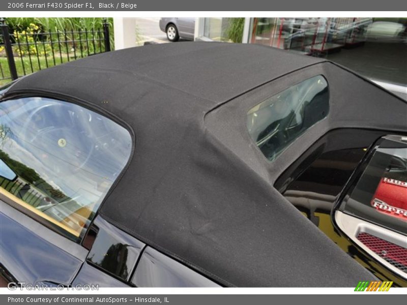 Black / Beige 2006 Ferrari F430 Spider F1