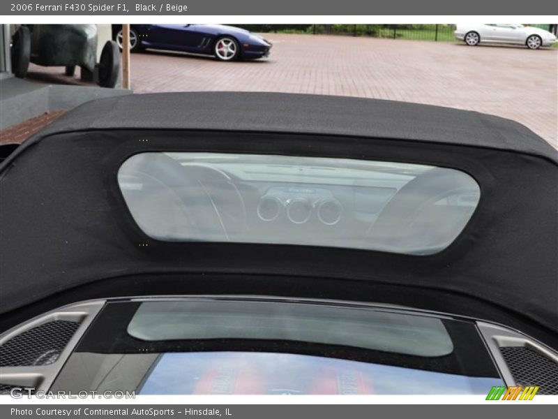 Black / Beige 2006 Ferrari F430 Spider F1