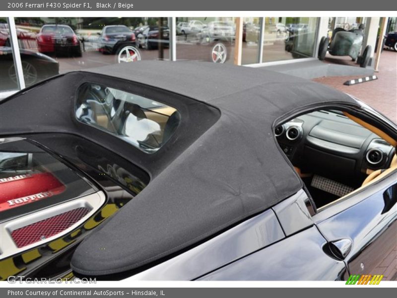 Black / Beige 2006 Ferrari F430 Spider F1