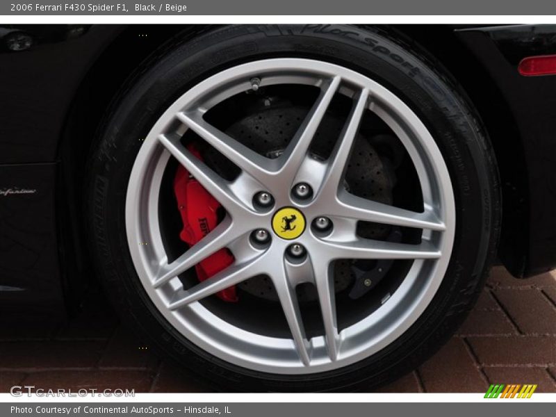 Black / Beige 2006 Ferrari F430 Spider F1