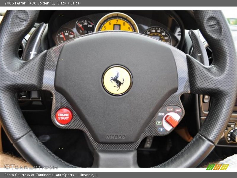 Black / Beige 2006 Ferrari F430 Spider F1