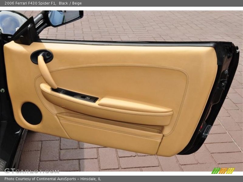 Black / Beige 2006 Ferrari F430 Spider F1