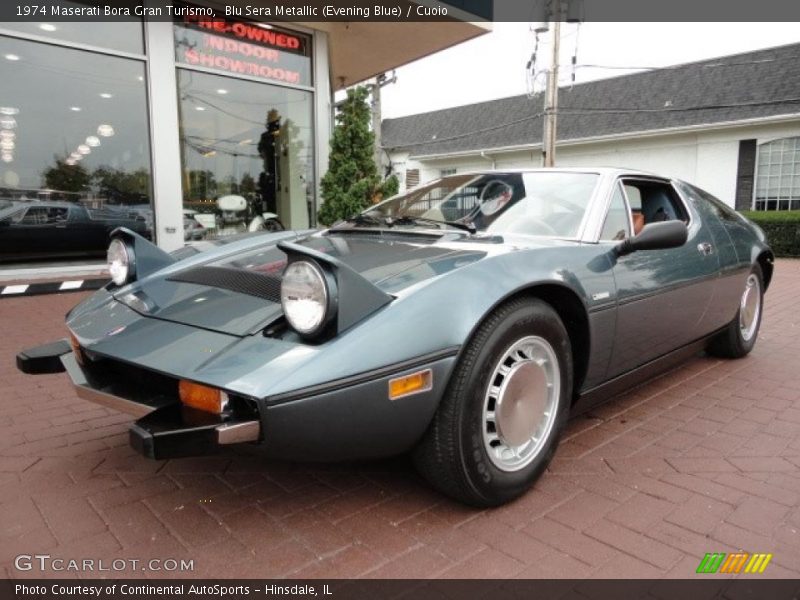 Blu Sera Metallic (Evening Blue) / Cuoio 1974 Maserati Bora Gran Turismo