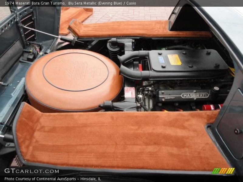 Blu Sera Metallic (Evening Blue) / Cuoio 1974 Maserati Bora Gran Turismo