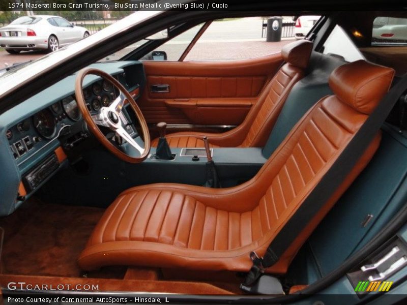 Blu Sera Metallic (Evening Blue) / Cuoio 1974 Maserati Bora Gran Turismo