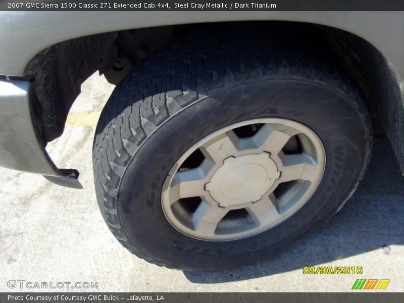 Steel Gray Metallic / Dark Titanium 2007 GMC Sierra 1500 Classic Z71 Extended Cab 4x4