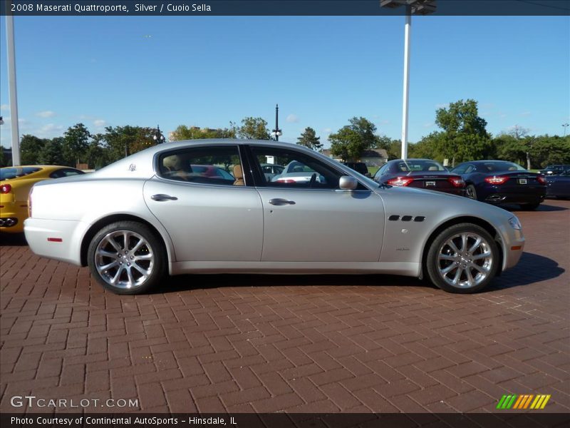 Silver / Cuoio Sella 2008 Maserati Quattroporte