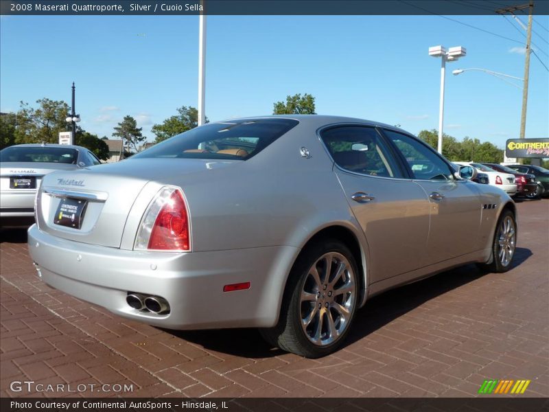 Silver / Cuoio Sella 2008 Maserati Quattroporte