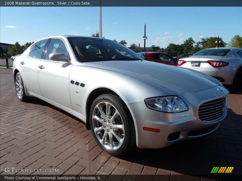 Silver / Cuoio Sella 2008 Maserati Quattroporte