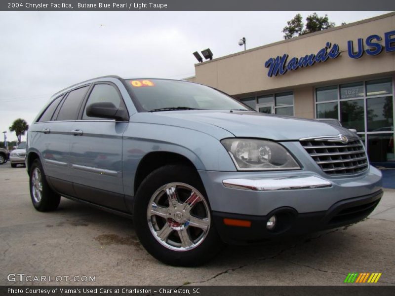 Butane Blue Pearl / Light Taupe 2004 Chrysler Pacifica