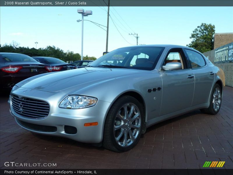 Silver / Cuoio Sella 2008 Maserati Quattroporte
