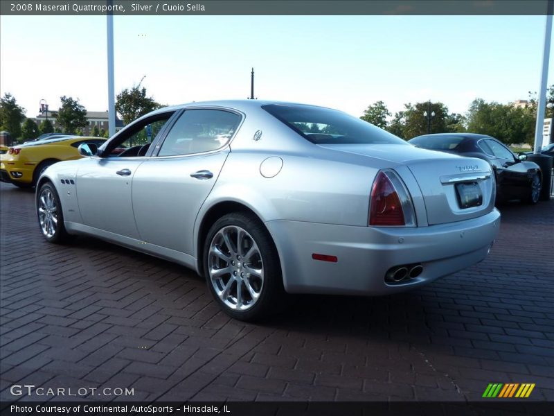 Silver / Cuoio Sella 2008 Maserati Quattroporte