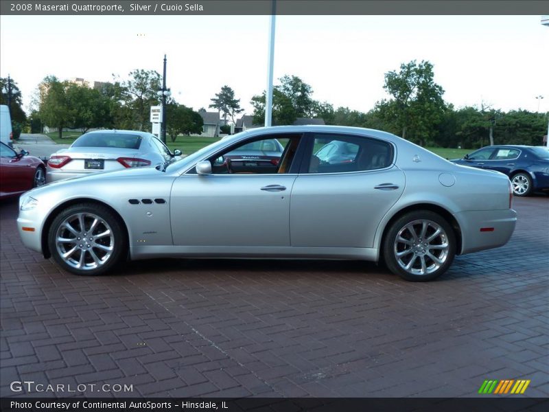 Silver / Cuoio Sella 2008 Maserati Quattroporte