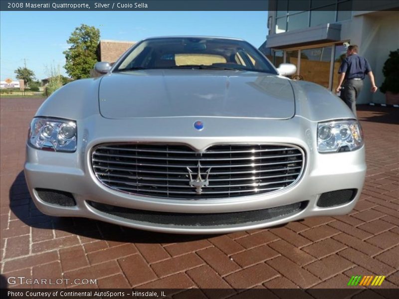 Silver / Cuoio Sella 2008 Maserati Quattroporte