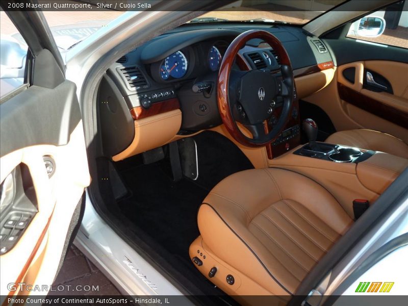 Silver / Cuoio Sella 2008 Maserati Quattroporte