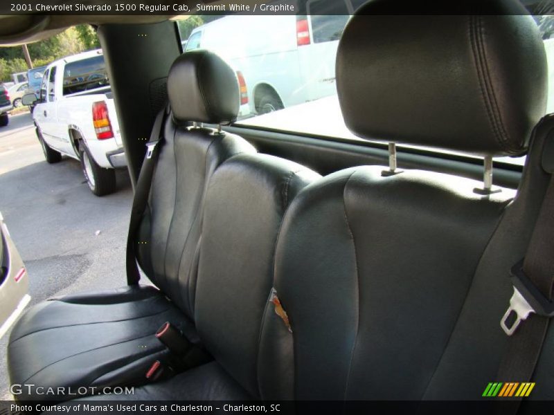 Summit White / Graphite 2001 Chevrolet Silverado 1500 Regular Cab