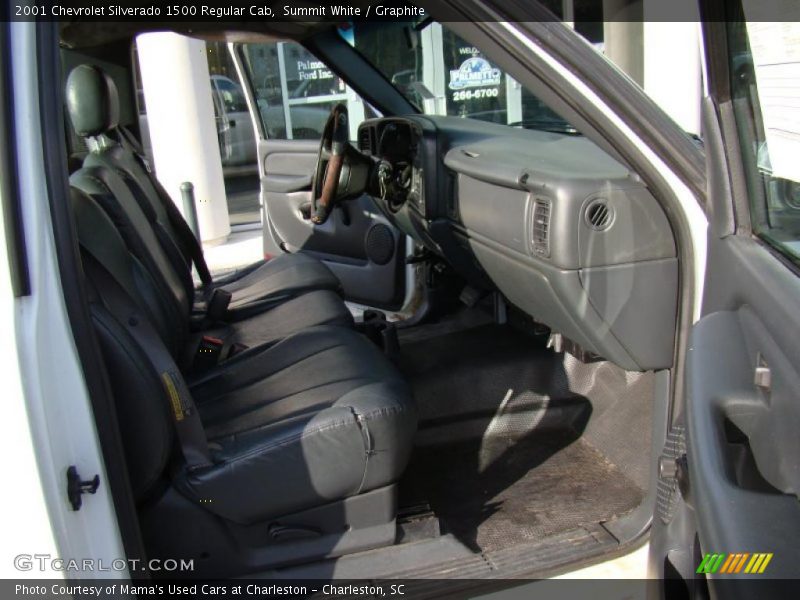 Summit White / Graphite 2001 Chevrolet Silverado 1500 Regular Cab