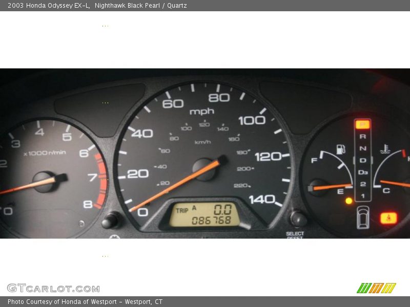 Nighthawk Black Pearl / Quartz 2003 Honda Odyssey EX-L