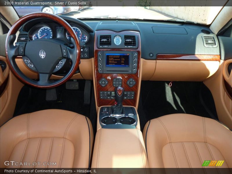 Silver / Cuoio Sella 2008 Maserati Quattroporte