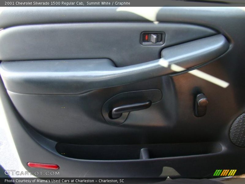 Summit White / Graphite 2001 Chevrolet Silverado 1500 Regular Cab