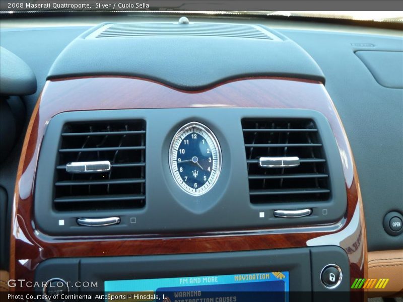 Silver / Cuoio Sella 2008 Maserati Quattroporte