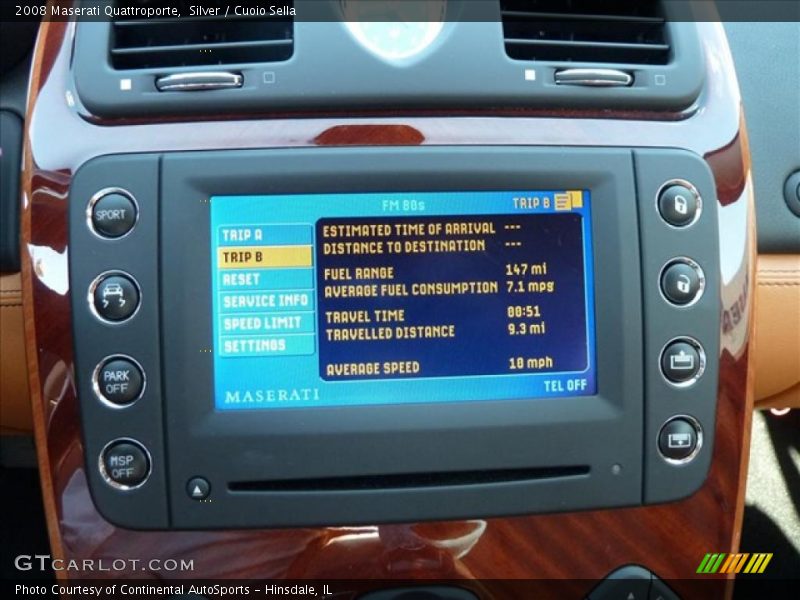Silver / Cuoio Sella 2008 Maserati Quattroporte