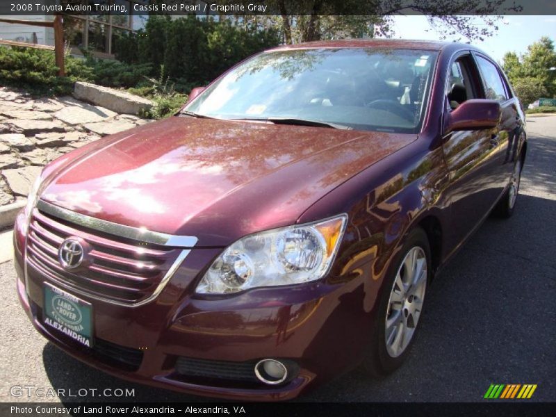 Cassis Red Pearl / Graphite Gray 2008 Toyota Avalon Touring