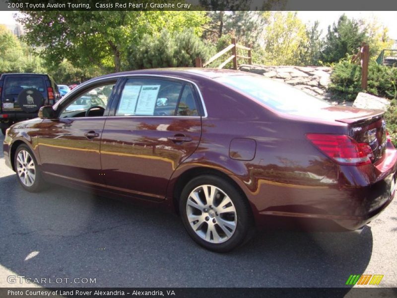Cassis Red Pearl / Graphite Gray 2008 Toyota Avalon Touring