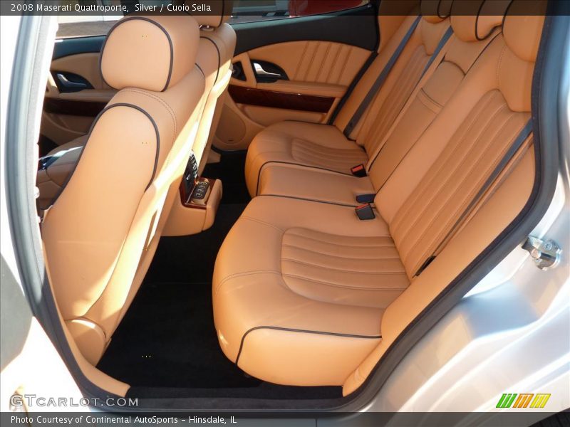 Silver / Cuoio Sella 2008 Maserati Quattroporte