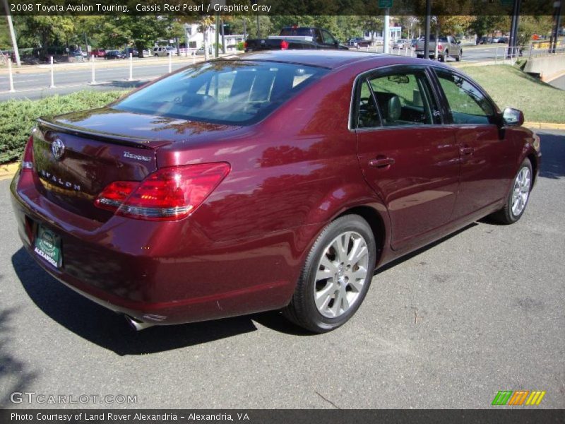 Cassis Red Pearl / Graphite Gray 2008 Toyota Avalon Touring
