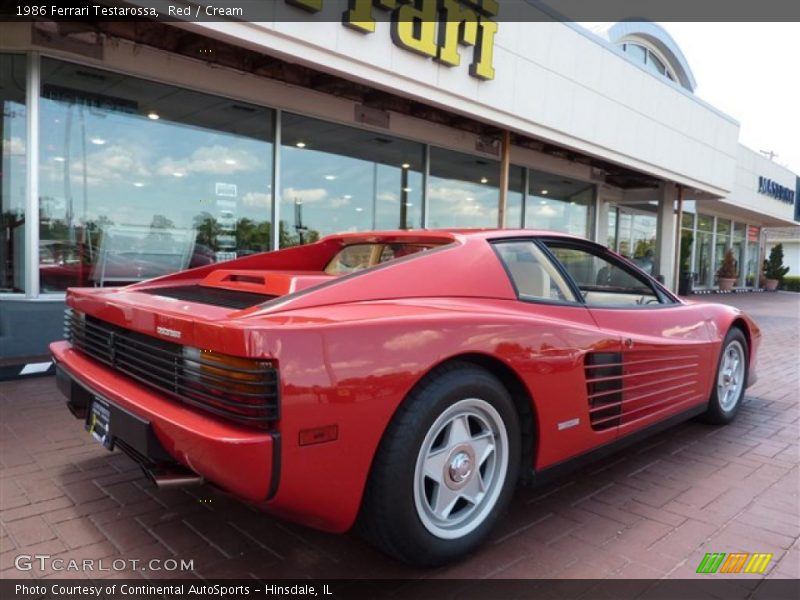 Red / Cream 1986 Ferrari Testarossa