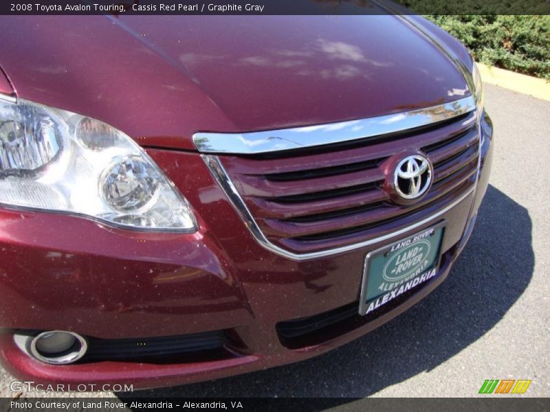 Cassis Red Pearl / Graphite Gray 2008 Toyota Avalon Touring