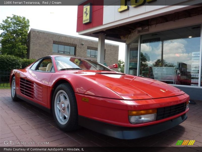 Red / Cream 1986 Ferrari Testarossa