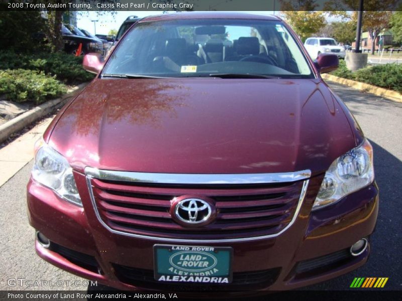 Cassis Red Pearl / Graphite Gray 2008 Toyota Avalon Touring