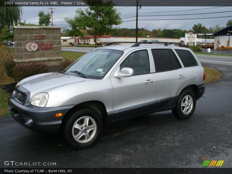 Pewter / Gray 2003 Hyundai Santa Fe LX 4WD
