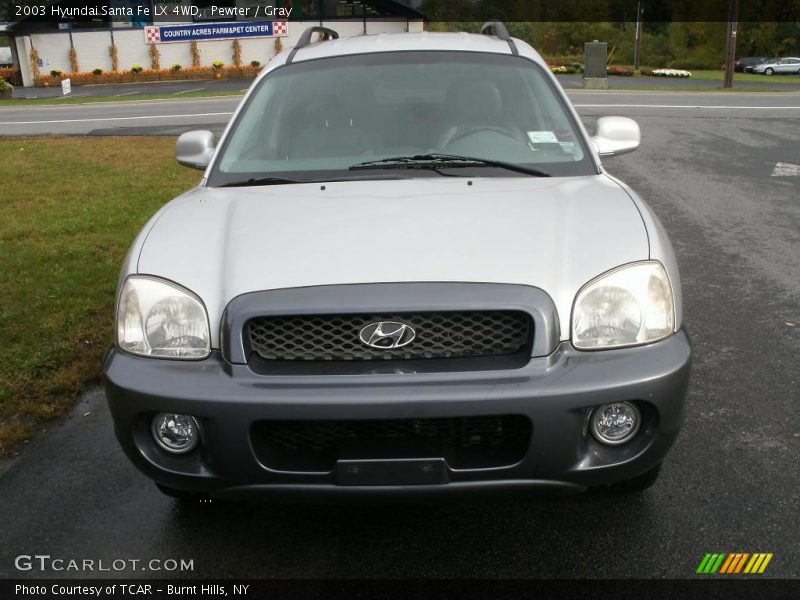 Pewter / Gray 2003 Hyundai Santa Fe LX 4WD