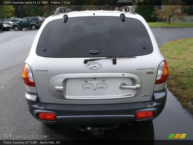 Pewter / Gray 2003 Hyundai Santa Fe LX 4WD