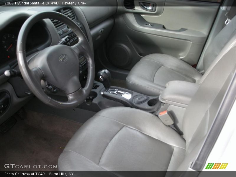 Pewter / Gray 2003 Hyundai Santa Fe LX 4WD