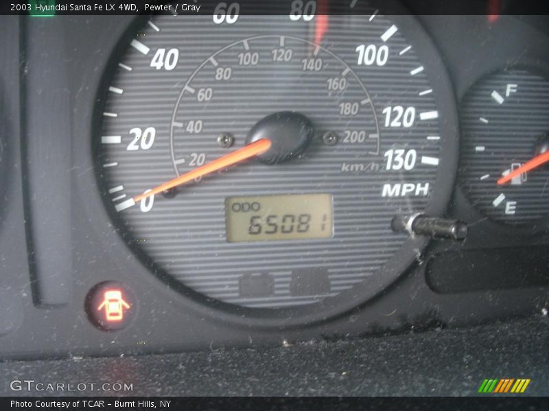 Pewter / Gray 2003 Hyundai Santa Fe LX 4WD