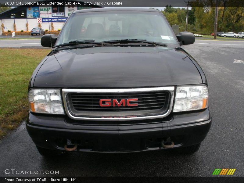 Onyx Black / Graphite 2003 GMC Sonoma SLS Extended Cab 4x4