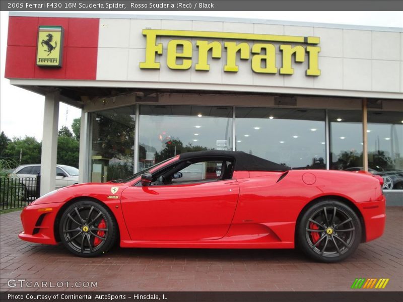 Rosso Scuderia (Red) / Black 2009 Ferrari F430 16M Scuderia Spider