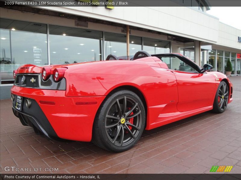 Rosso Scuderia (Red) / Black 2009 Ferrari F430 16M Scuderia Spider