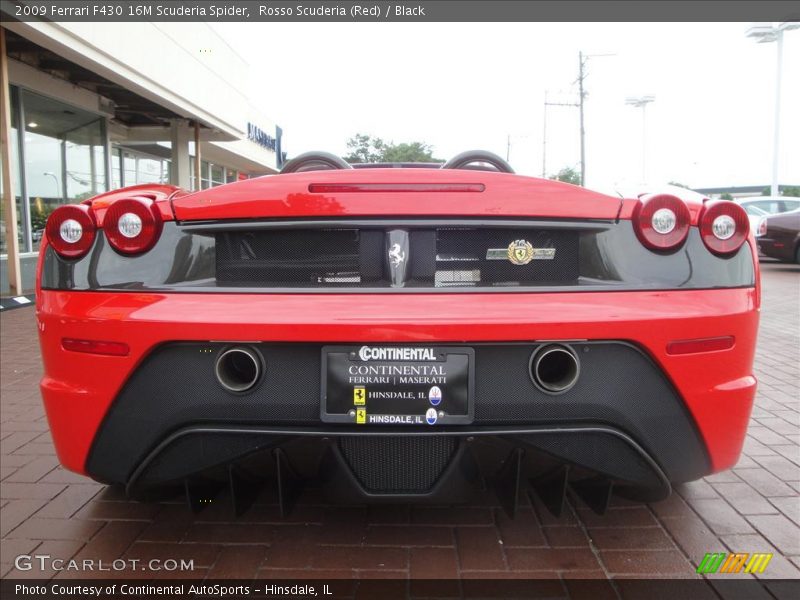 Rosso Scuderia (Red) / Black 2009 Ferrari F430 16M Scuderia Spider