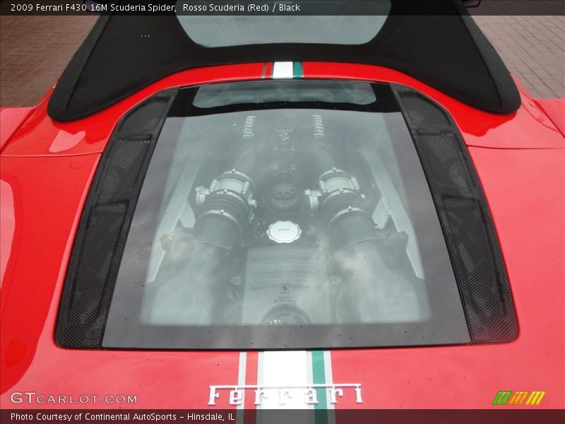 Rosso Scuderia (Red) / Black 2009 Ferrari F430 16M Scuderia Spider