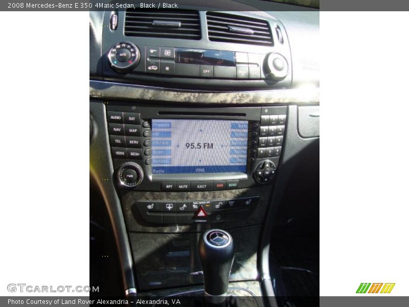 Black / Black 2008 Mercedes-Benz E 350 4Matic Sedan