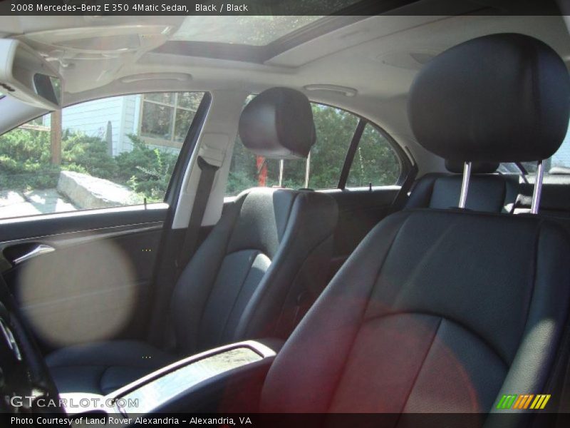 Black / Black 2008 Mercedes-Benz E 350 4Matic Sedan