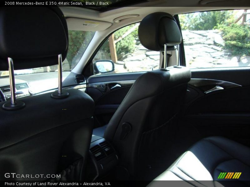 Black / Black 2008 Mercedes-Benz E 350 4Matic Sedan