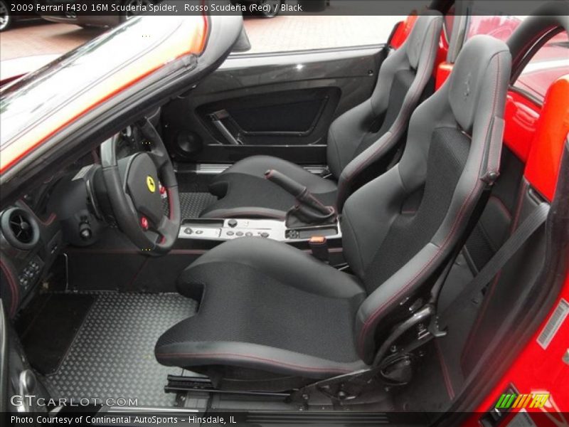 Rosso Scuderia (Red) / Black 2009 Ferrari F430 16M Scuderia Spider