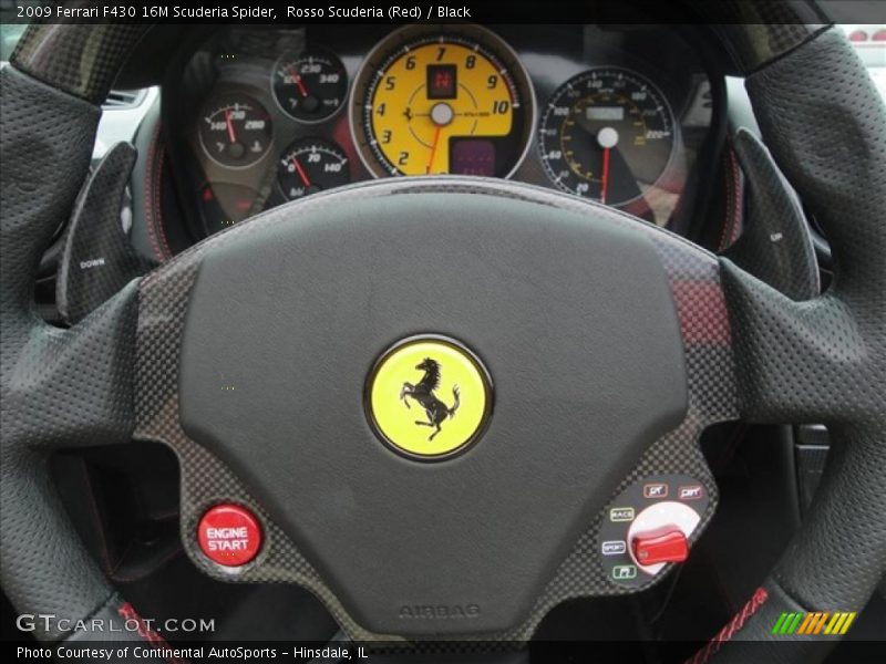Rosso Scuderia (Red) / Black 2009 Ferrari F430 16M Scuderia Spider