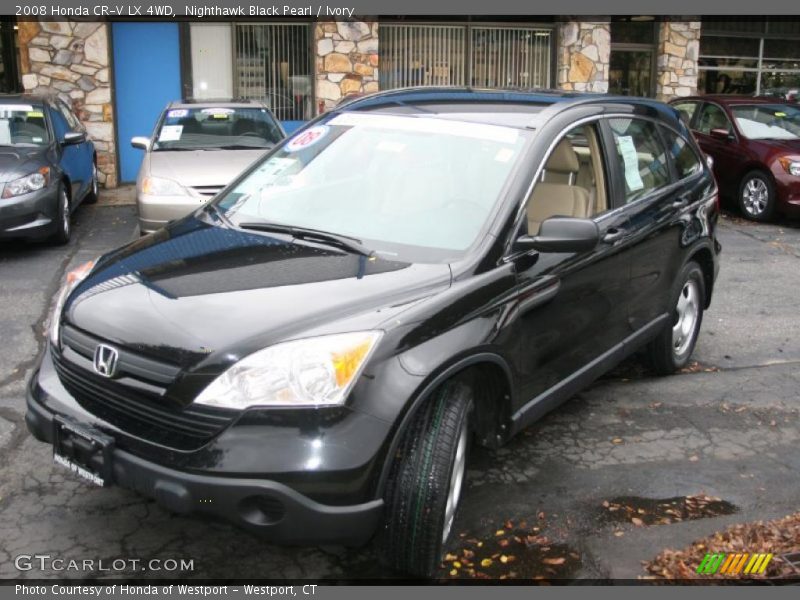 Nighthawk Black Pearl / Ivory 2008 Honda CR-V LX 4WD